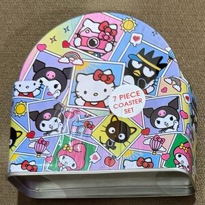 Sanrio Hello Kitty 7-Piece Coaster Set - Multicolor